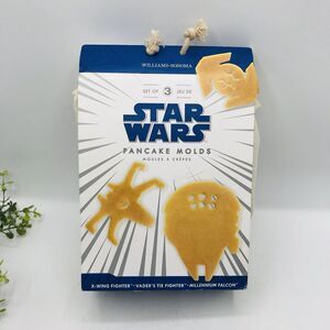 SET OF 3 Star Wars Pancake Molds, xwing Fighter, Vaders Tie Fighter, Mil Falcon
